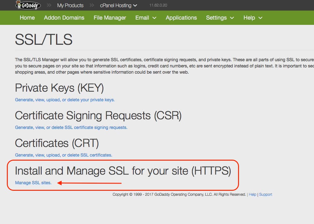 VISUAL GUIDE TO INSTALLING A LET’S ENCRYPT SSL ON GODADDY CPANEL HOSTING